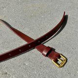 Mayden Narrow Belt in Brown