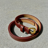 Mayden Narrow Belt in Brown