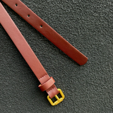 Mayden Narrow Belt in Brown
