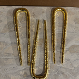 Louise Hammered French Pin in Gold (1pcs)