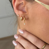 Summer 18K Gold Stacker Earring Set
