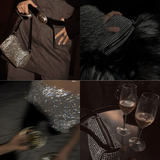 Tori Rhinestone Mini Bag