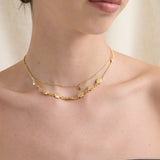 Festo Shell 18K Gold Plated Necklace