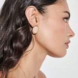Aina Statement Stud Earrings in Pink