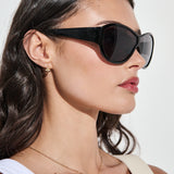 Billie Oversized Sunglasses in Black