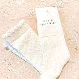 Knitted Frill Crew Socks
