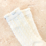 Knitted Frill Crew Socks