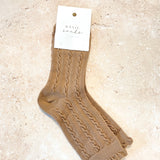 Knitted Frill Crew Socks