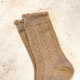 Knitted Frill Crew Socks