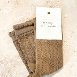 Knitted Frill Crew Socks
