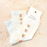 Frill Motif Pattern Socks