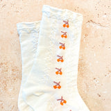 Frill Motif Pattern Socks