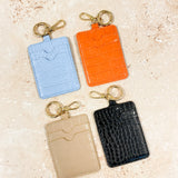Croc Keyring Card Holder