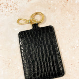 Croc Keyring Card Holder