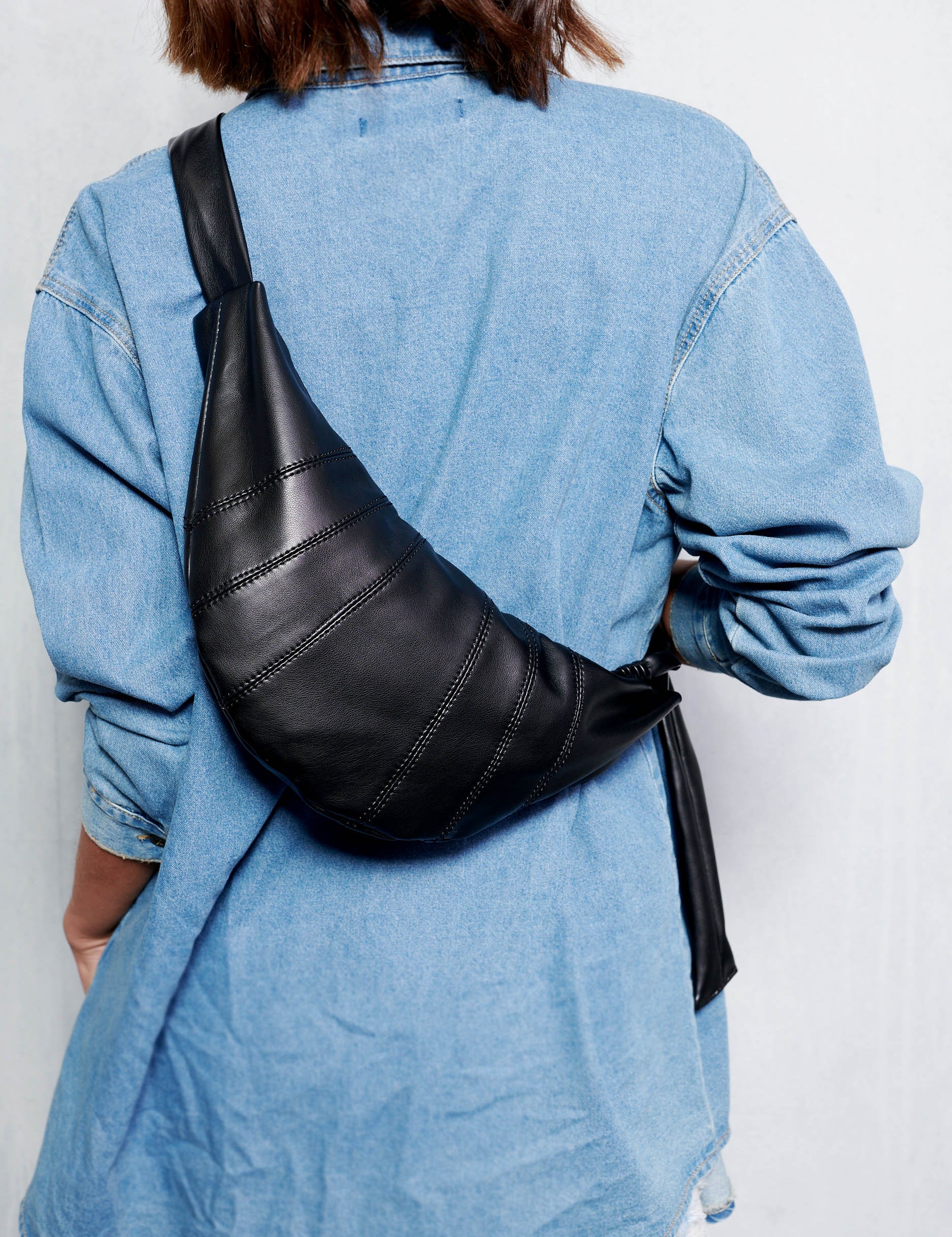 Mina Half-moon Crossbody Bag