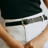 Donatella Bamboo Buckle Belt
