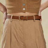 Donatella Bamboo Buckle Belt