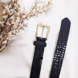 Sinclair Basic Croc Belt