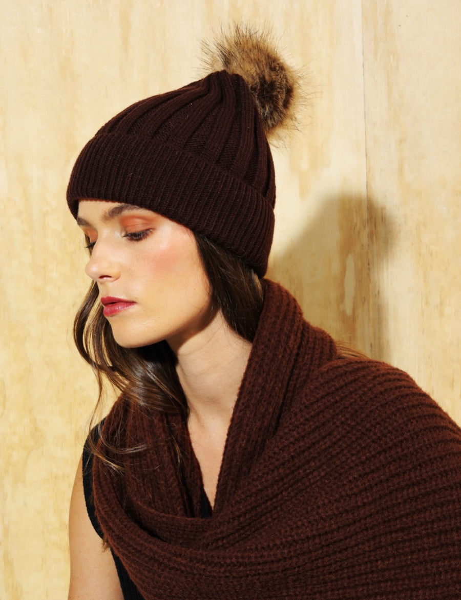 Nessa Rib Knitted Beanie
