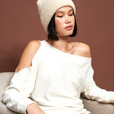 [Sale] Solid Colour Plain Knit Beanie (4colours)