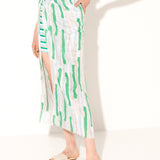 Striped Print Lightweight Scarf (2col)