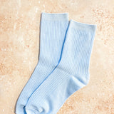 Ruena Basic Ribbed Socks (2col)