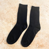 Ruena Basic Ribbed Socks (2col)