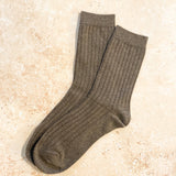 Ruena Basic Ribbed Socks (2col)