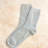Ruena Basic Ribbed Socks (2col)