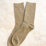 Ruena Basic Ribbed Socks (2col)