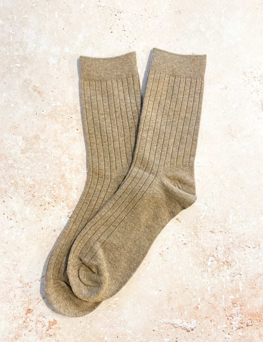 Ruena Basic Ribbed Socks (2col)