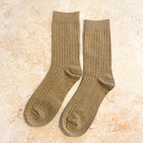 Ruena Basic Ribbed Socks (2col)