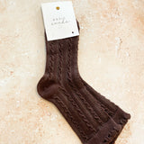 Knitted Frill Crew Socks