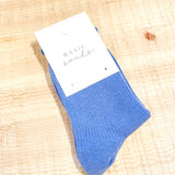 Cotton Frill Ribbed Crew Socks