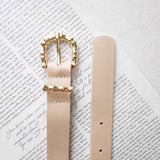 Donatella Bamboo Buckle Belt