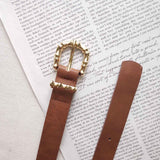 Donatella Bamboo Buckle Belt