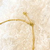 Neysa Stone Charm 18K Gold Plated Necklace