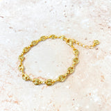 Puff Mariner Chain 18K Gold Plated Bracelet