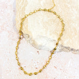 Puff Mariner Chain 18K Gold Plated Necklace