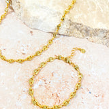 Puff Mariner Chain 18K Gold Plated Bracelet