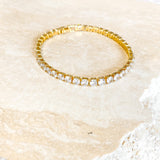 Tennis Diamanté 18K Gold Plated Bracelet