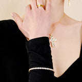 Tennis Diamanté 18K Gold Plated Bracelet