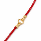 Harry 18K Gold Plated Bracelet in Red
