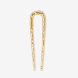 Louise Hammered French Pin in Gold