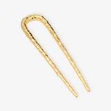 Louise Hammered French Pin in Gold
