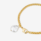 Organic Pearl Pendant Bracelet