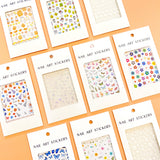 Hearts & Crosses Nail Art Stickers