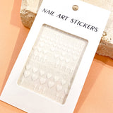 Hearts & Crosses Nail Art Stickers