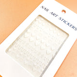Hearts & Crosses Nail Art Stickers