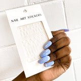 Hearts & Crosses Nail Art Stickers